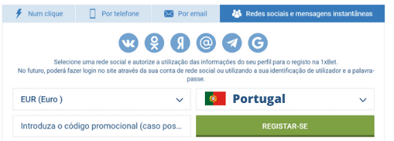 1xbet site oficial Portugal